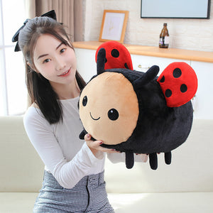 Cartoon bee ladybug plush toy