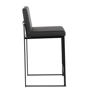 Fuji - Contemporary Modern Elegance, High Back Counter Stool by Couch.com