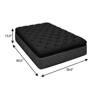 15" Copper Infused Twin Gel Memory Foam Ultra plush Hybrid Mattress