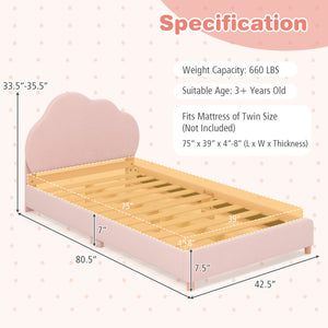 2-in-1 Kids Furniture Set: Twin Bed Frame & 3-Piece Activity Play Table and Chair Set