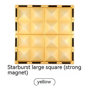 Color Window Asterism Magnetic Building Blocks Assembly