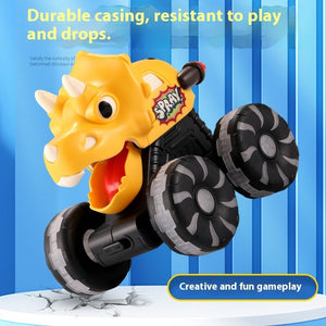 Inertial Sliding Model Light Pressing Dinosaur Toy Car