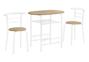 3 Pieces Dining Table Set, Small, Contemporary & Modern by Couch.com