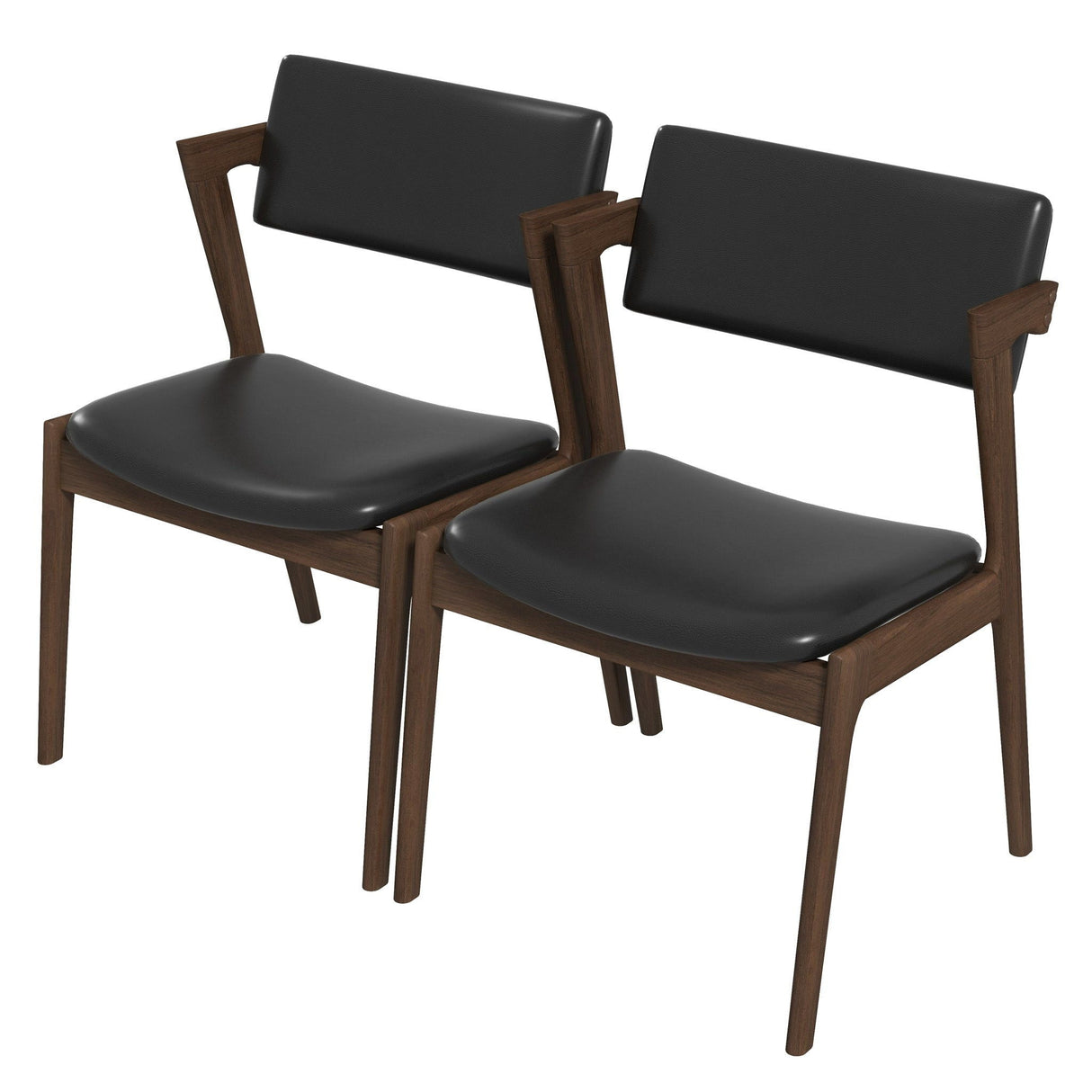 Edwin - Mid-Century Modern Dining Chair (Set of 2) by Couch.com