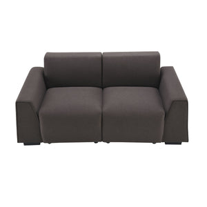 Modern Linen Sofa, Stylish And Minimalist 2-3 Seat Couch, Easy To Install, Exquisite Loveseat With Wide Armrests For Living Room by Couch.com