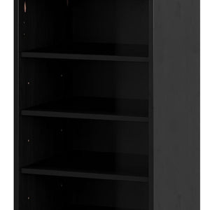 White Ten Pair Solid WoodShoe Storage Cabinet