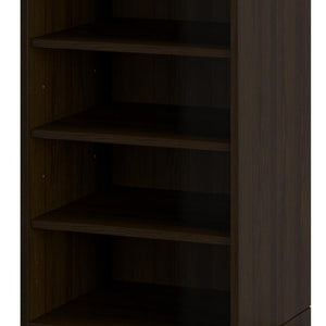 White Ten Pair Solid WoodShoe Storage Cabinet