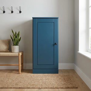 White Ten Pair Solid WoodShoe Storage Cabinet