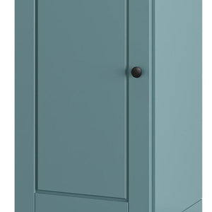 White Ten Pair Solid WoodShoe Storage Cabinet