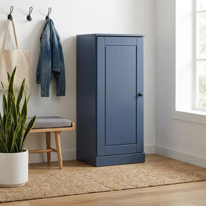 White Ten Pair Solid WoodShoe Storage Cabinet
