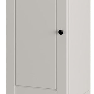 White Ten Pair Solid WoodShoe Storage Cabinet