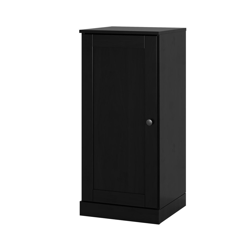 Black Ten Pair Solid WoodShoe Storage Cabinet