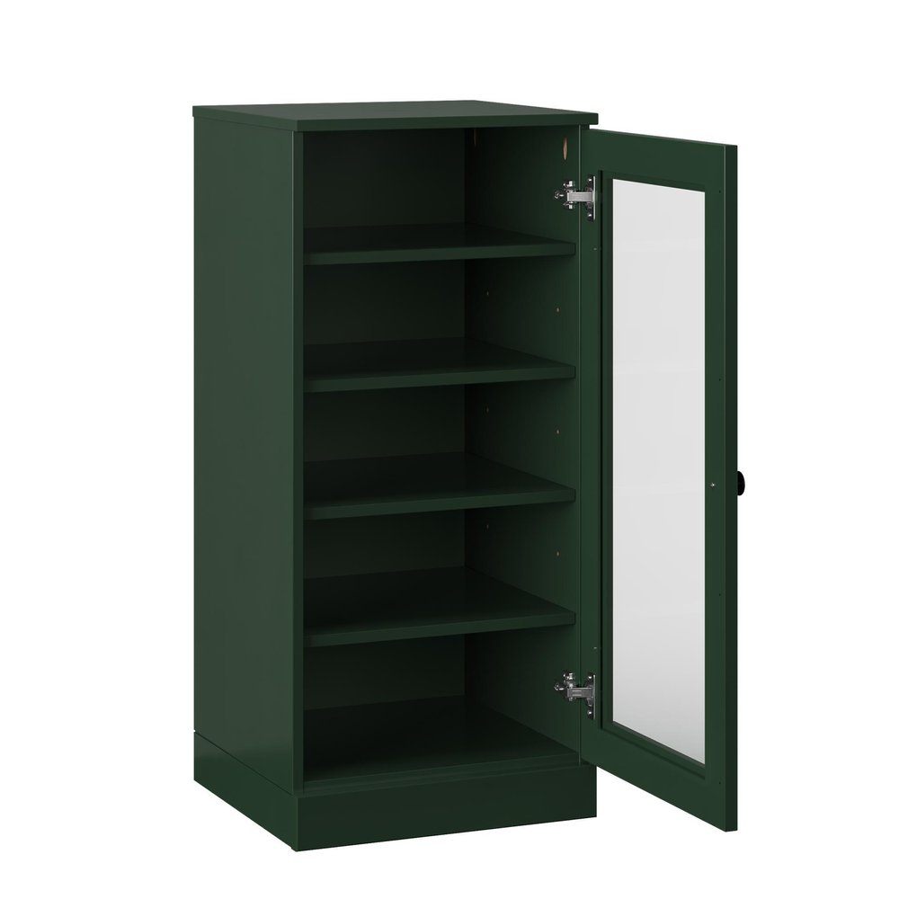Green Ten Pair Solid WoodShoe Storage Cabinet