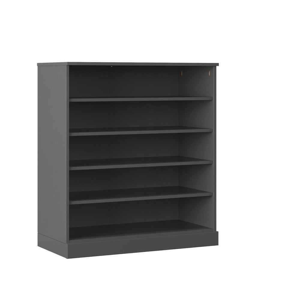 Gray Twenty Pair Solid WoodShoe Storage Cabinet