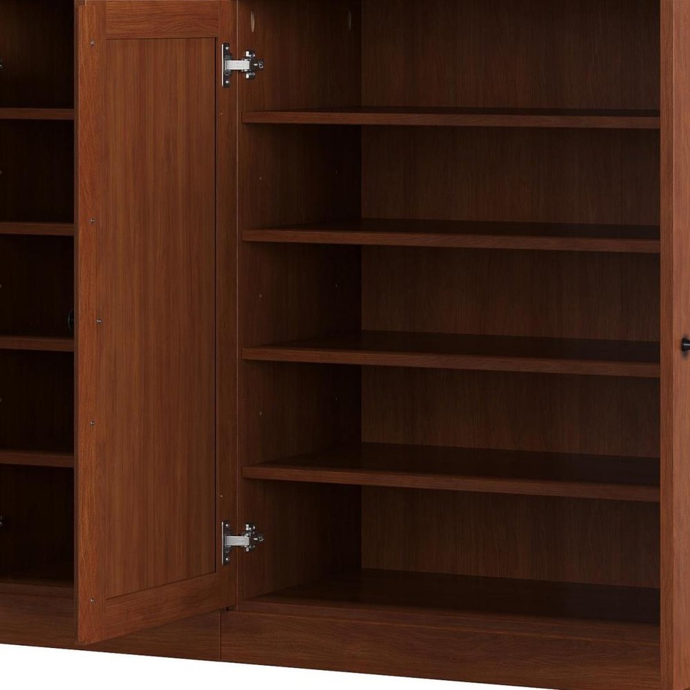 Coffee 30 Solid WoodShoe Storage Cabinet