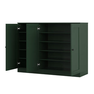 Green 30 Solid WoodShoe Storage Cabinet