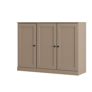 Beige 30 Solid WoodShoe Storage Cabinet
