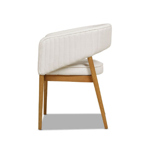 Mirah - Modern Open Barrel Dining Chair by Couch.com