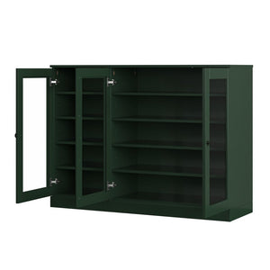 Green 30 Solid WoodShoe Storage Cabinet