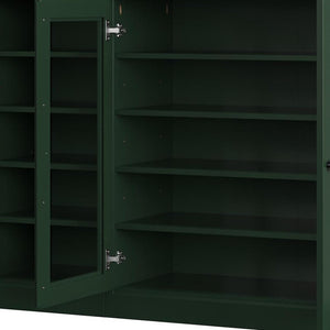 Green 30 Solid WoodShoe Storage Cabinet