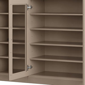 Beige 30 Solid WoodShoe Storage Cabinet