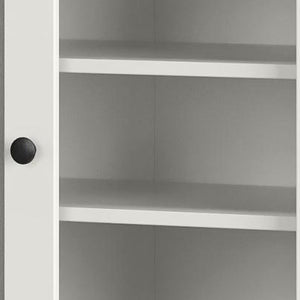 Off White 30 Solid WoodShoe Storage Cabinet