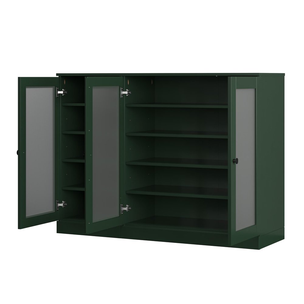 Green 30 Solid WoodShoe Storage Cabinet