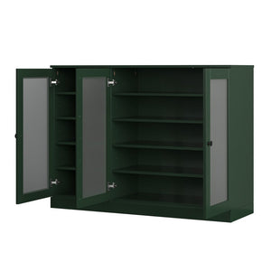 Green 30 Solid WoodShoe Storage Cabinet