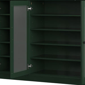 Green 30 Solid WoodShoe Storage Cabinet