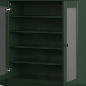 Green 30 Solid WoodShoe Storage Cabinet