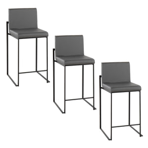Fuji - Contemporary Modern Elegance, High Back Counter Stool by Couch.com