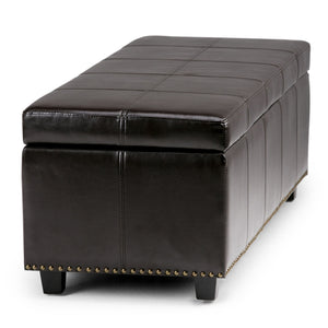 Kingsley - Upholstered Large Storage Ottoman by Couch.com
