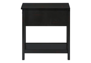 Accent End Table, 2 Tier, Narrow, Lamp, Storage Drawer, Charming Design by Couch.com
