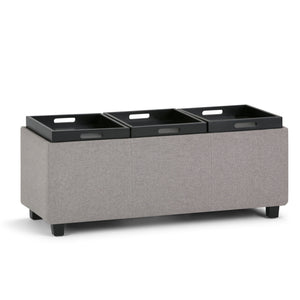 Avalon - Upholstered Storage Ottoman by Couch.com