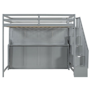 Murphy Bed With Smart Hydraulic System And Desk Design by Couch.com