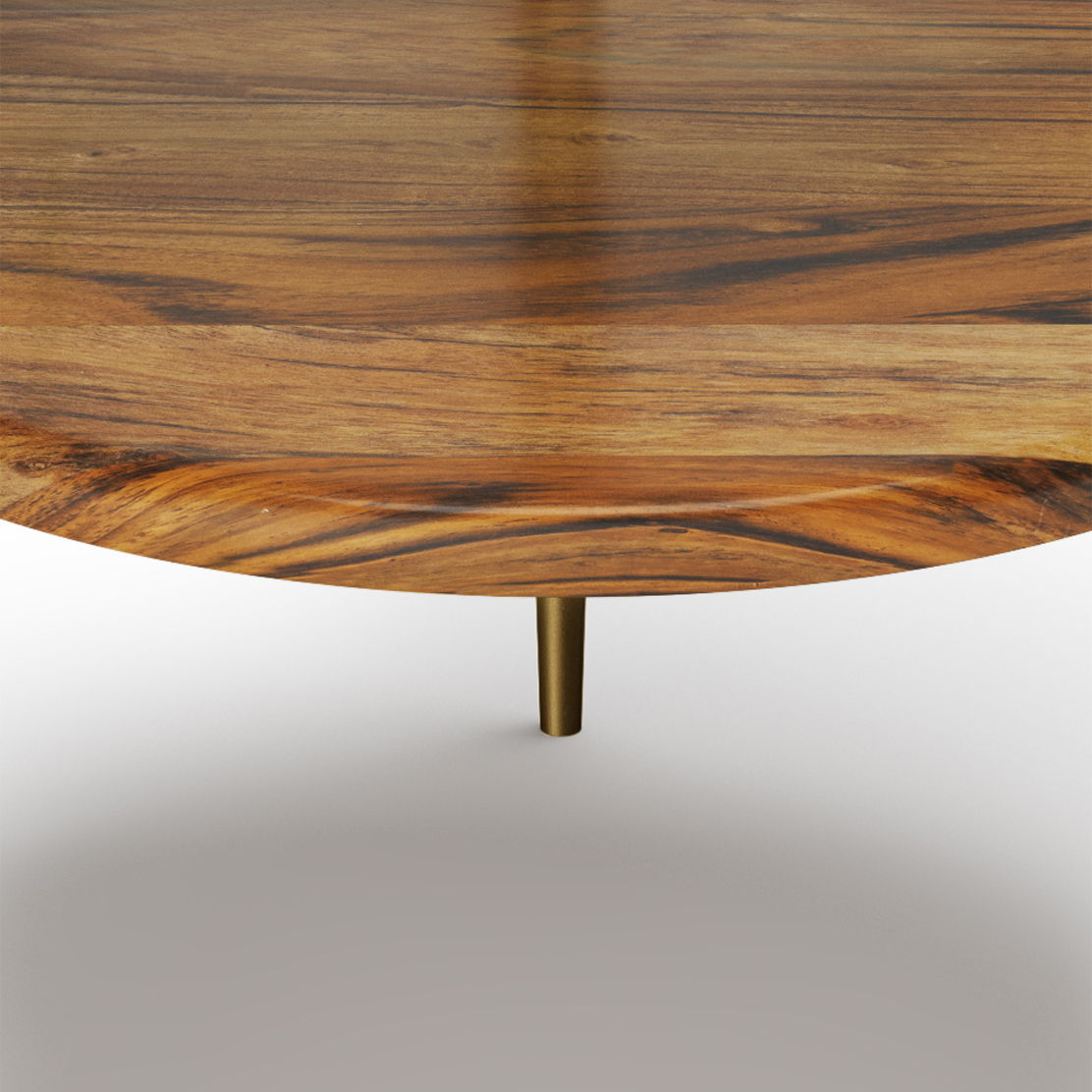 Wagner - Round Marble & Wood Table by Couch.com