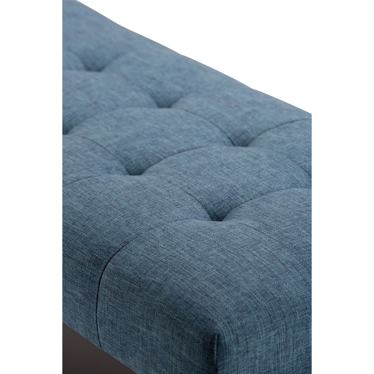 Draper - Upholstered Mid Century Tufted Ottoman Bench by Couch.com