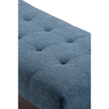 Draper - Upholstered Mid Century Tufted Ottoman Bench by Couch.com