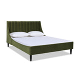Aspen - Vertical Tufted Modern Headboard Platform Bed Set by Couch.com