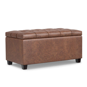 Sienna - Upholstered Storage Ottoman Bench by Couch.com