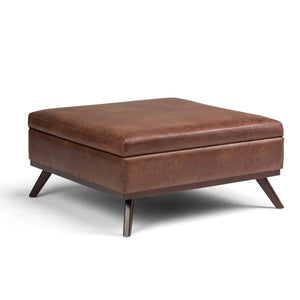 Owen - Multifunctional Square Coffee Table Storage Ottoman by Couch.com