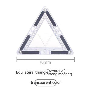 Color Window Asterism Magnetic Building Blocks Assembly