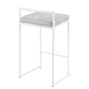 Fuji - Simple Elegance, Contemporary Stackable Counter Stool by Couch.com