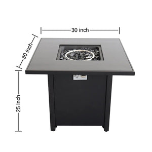 Powdercoated Fire Pit With Top