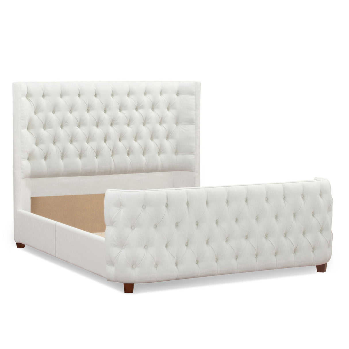Brooklyn - Tufted Panel Bed Headboard And Footboard Set by Couch.com