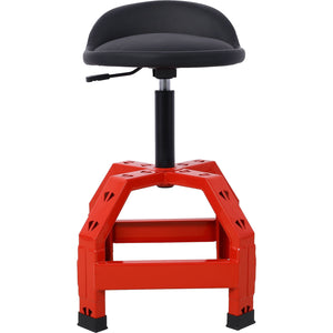 Pneumatic 360 Degree Swivel Stool, Mechanics Rolling Creeper Seat, Heavy Duty Mechanics Stool by Couch.com