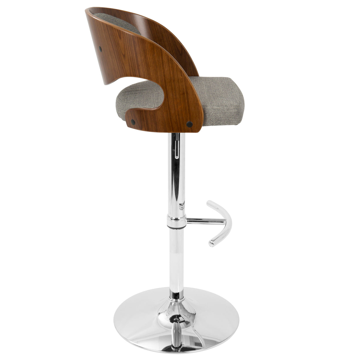 Pino - Mid Century Modern Adjustable Barstool With Swivel by Couch.com