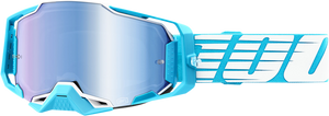 100% Armega Goggles - Oversized Sky - Blue Mirror 50005-00010