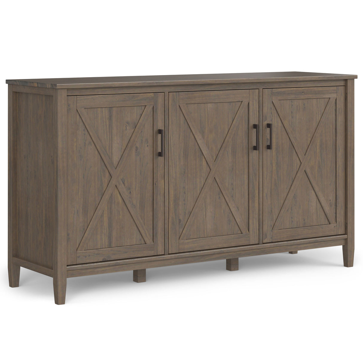 Ela - Wide Storage Cabinet - Smoky Brown by Couch.com