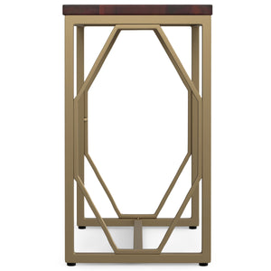 Selma - Handcrafted Metal And Wood Accent Table by Couch.com